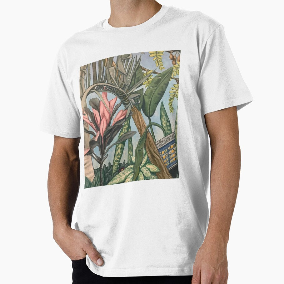 Tropical Garden Painting (close-up) by alloftheinspired