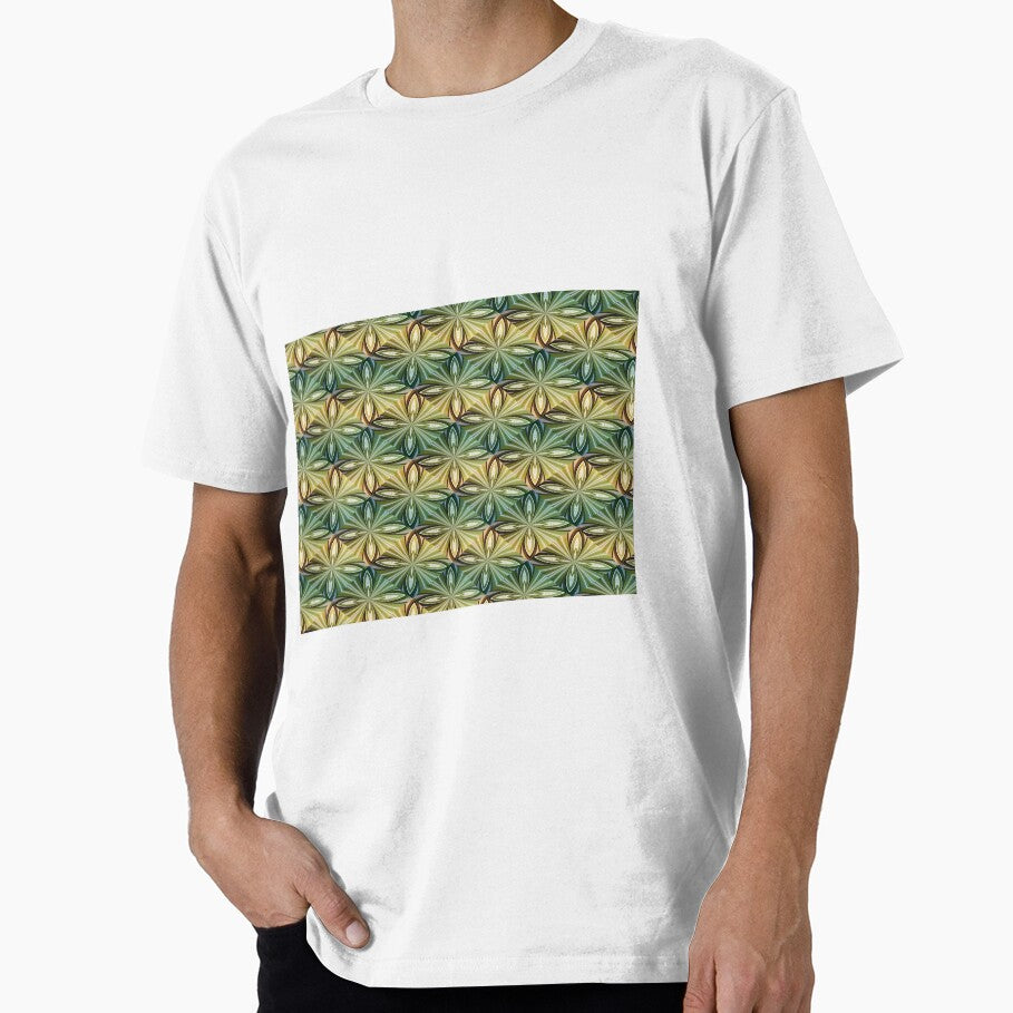 Yellow and Green Floral Pattern by Lynn  Marie Sharp