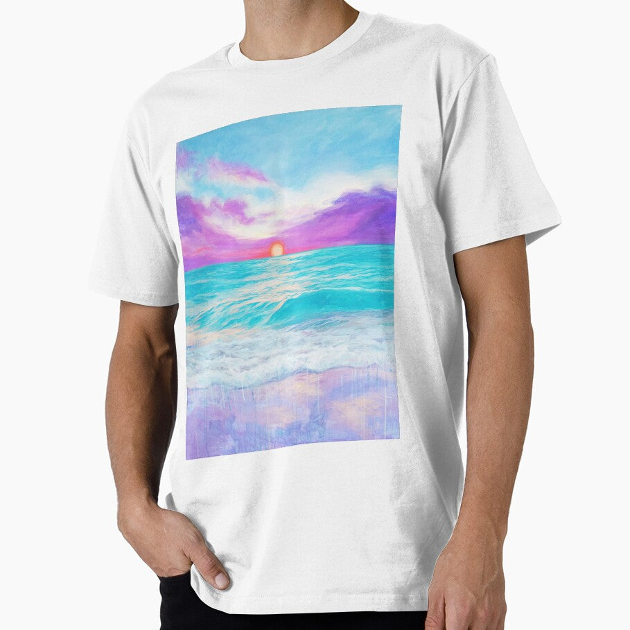 Summer colorful beach ocean sunrise by Byearion