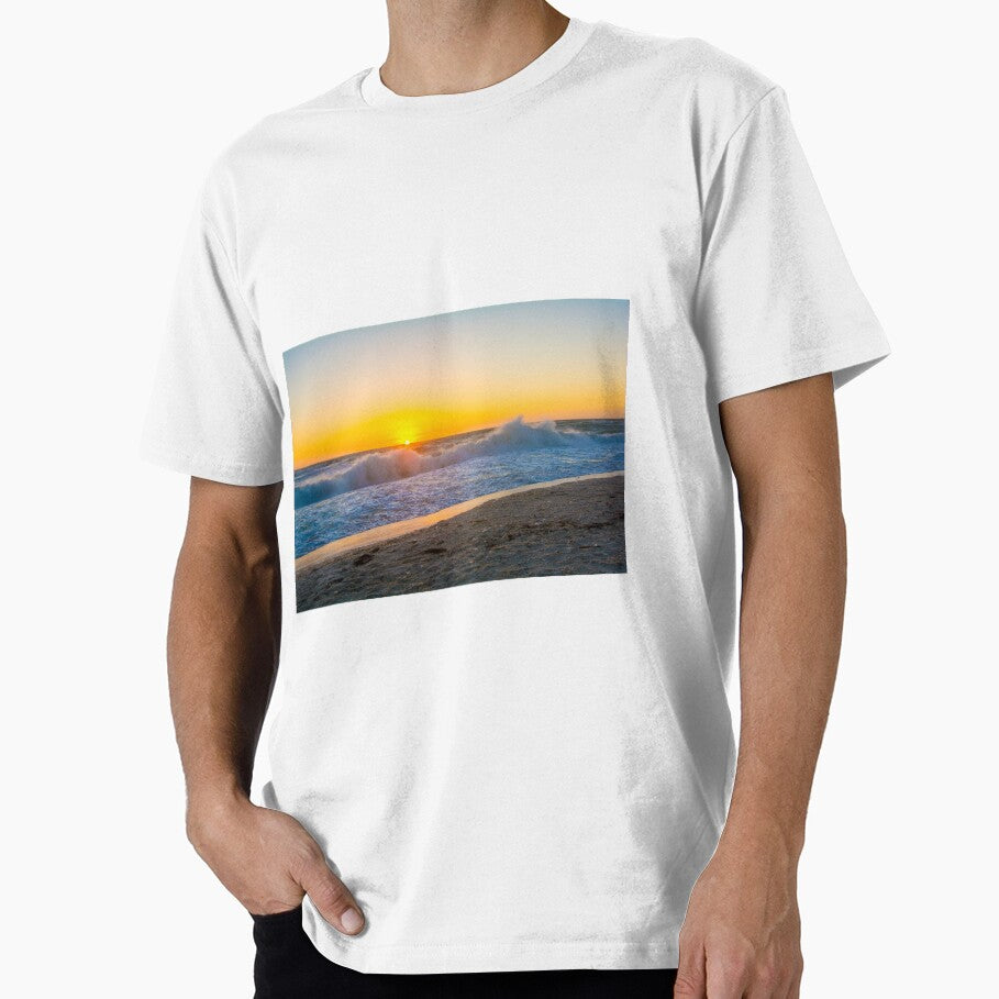 ocean waves sunset by fineartbyK