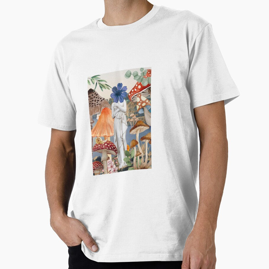 mushroom statue poster by sjnsd