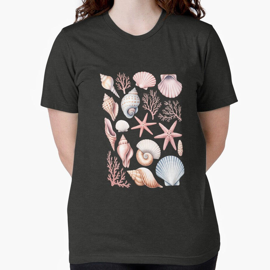 Seashells Ocean Swimsuit Coverup Oversized Coastal Surf Beach Oceancore Sea by papertaless