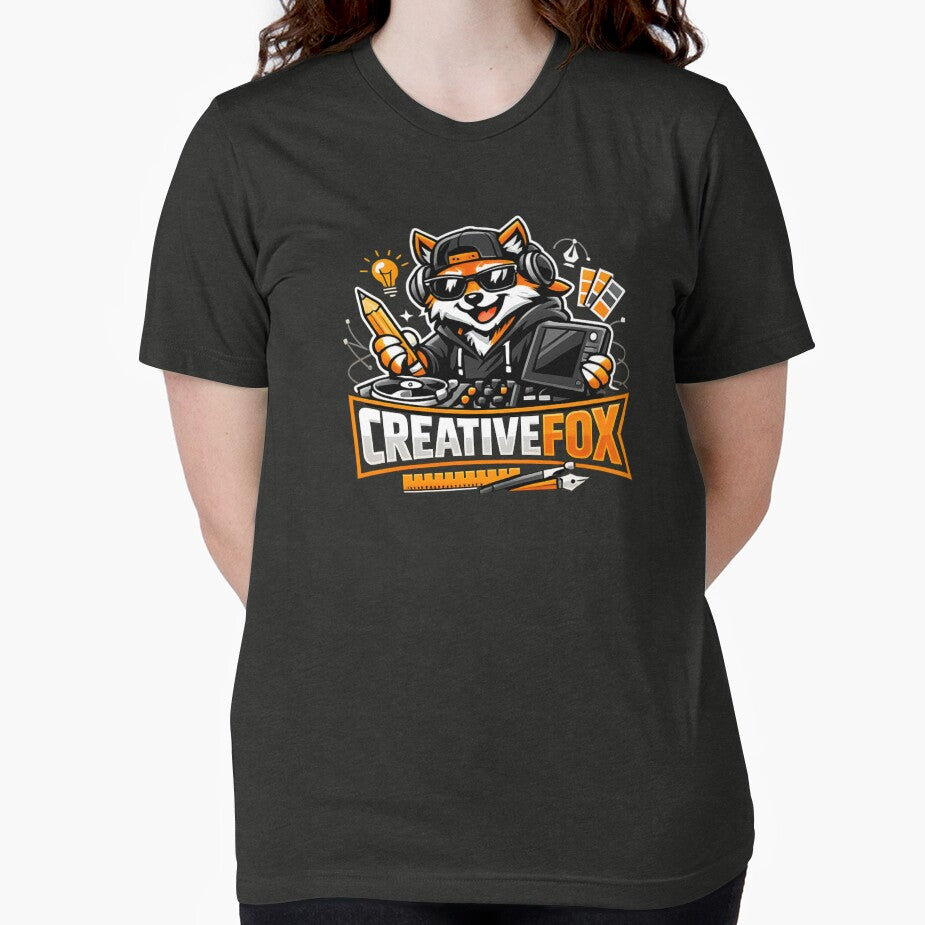 Creative Fox Designer Mascot – Graphic Design Streetwear Logo by CosmicSplendor