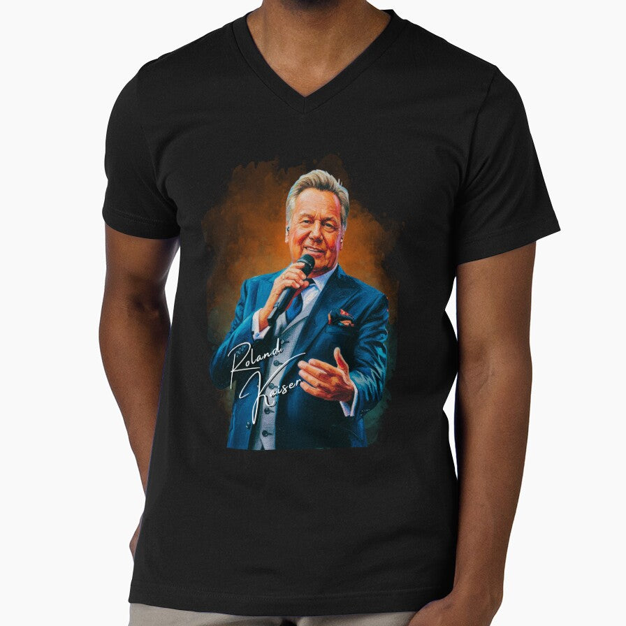 Roland Kaiser Paint Effect T-Shirt and Sticker by DiverseDazzle