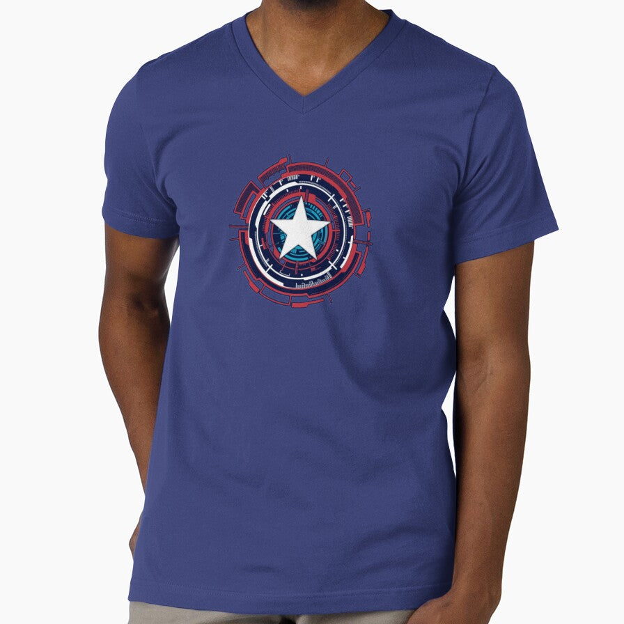America Hero Futuristic Logo by Federico Melega
