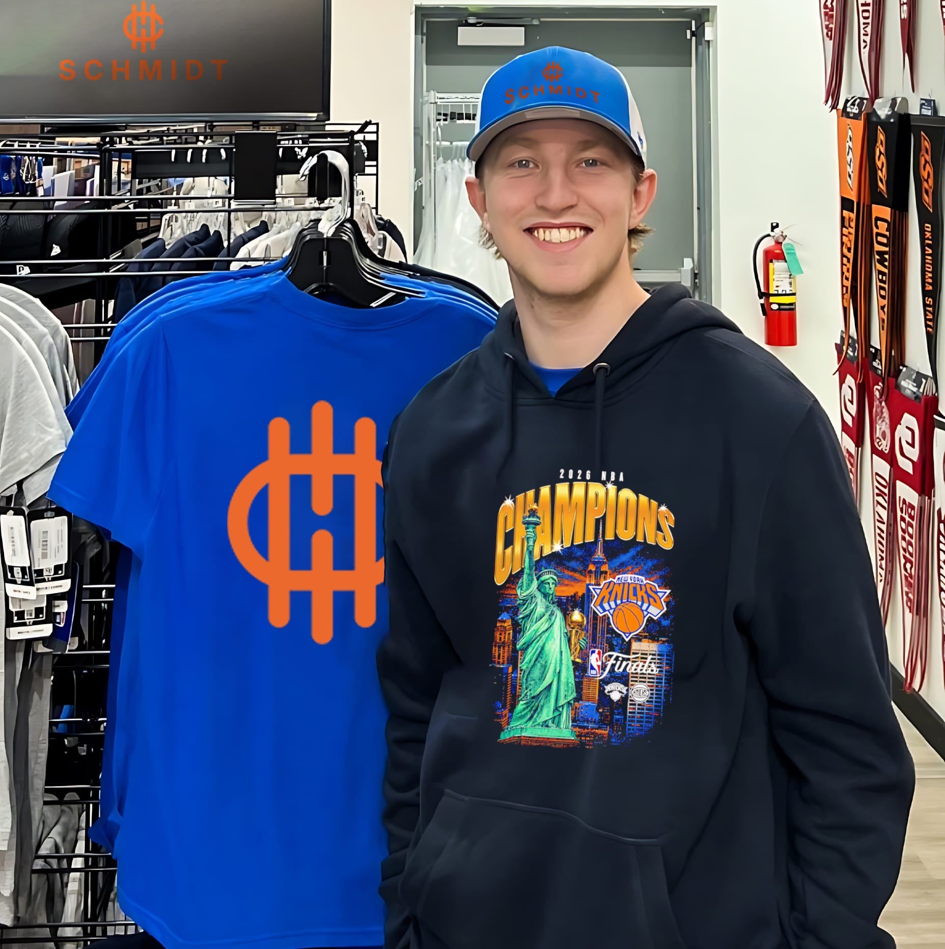 New York Knicks 2026 NBA Finals Champions M&N City shirt
