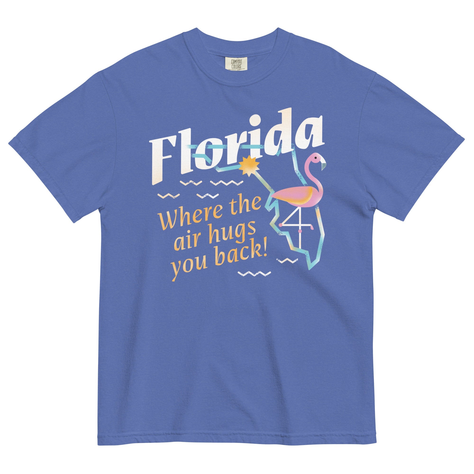 Florida Where The Air Hugs You Back Men's Relaxed Fit Tee