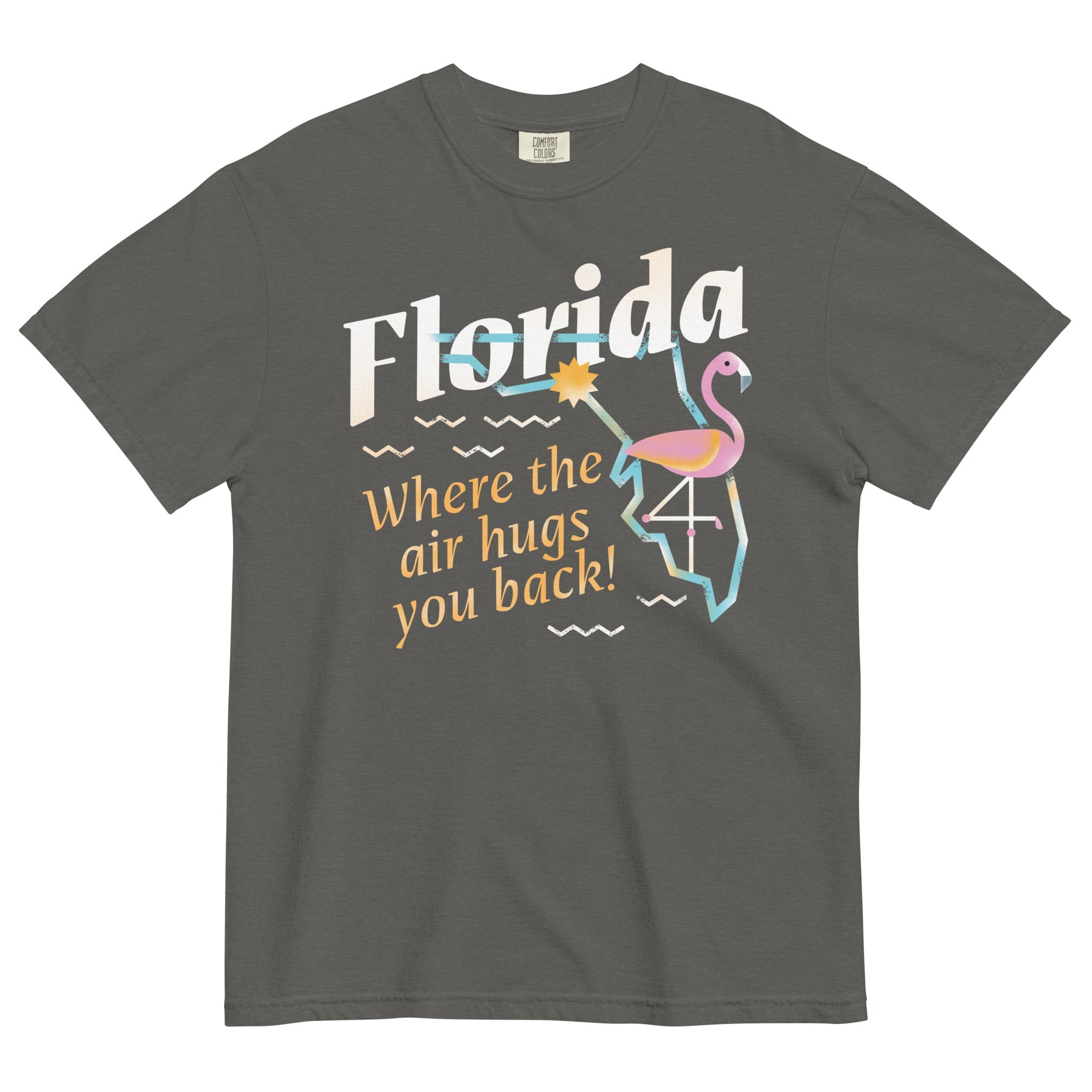 Florida Where The Air Hugs You Back Men's Relaxed Fit Tee