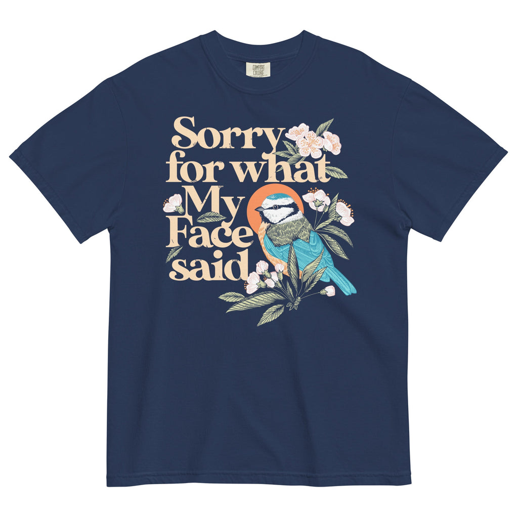 Sorry For What My Face Said Men's Relaxed Fit Tee