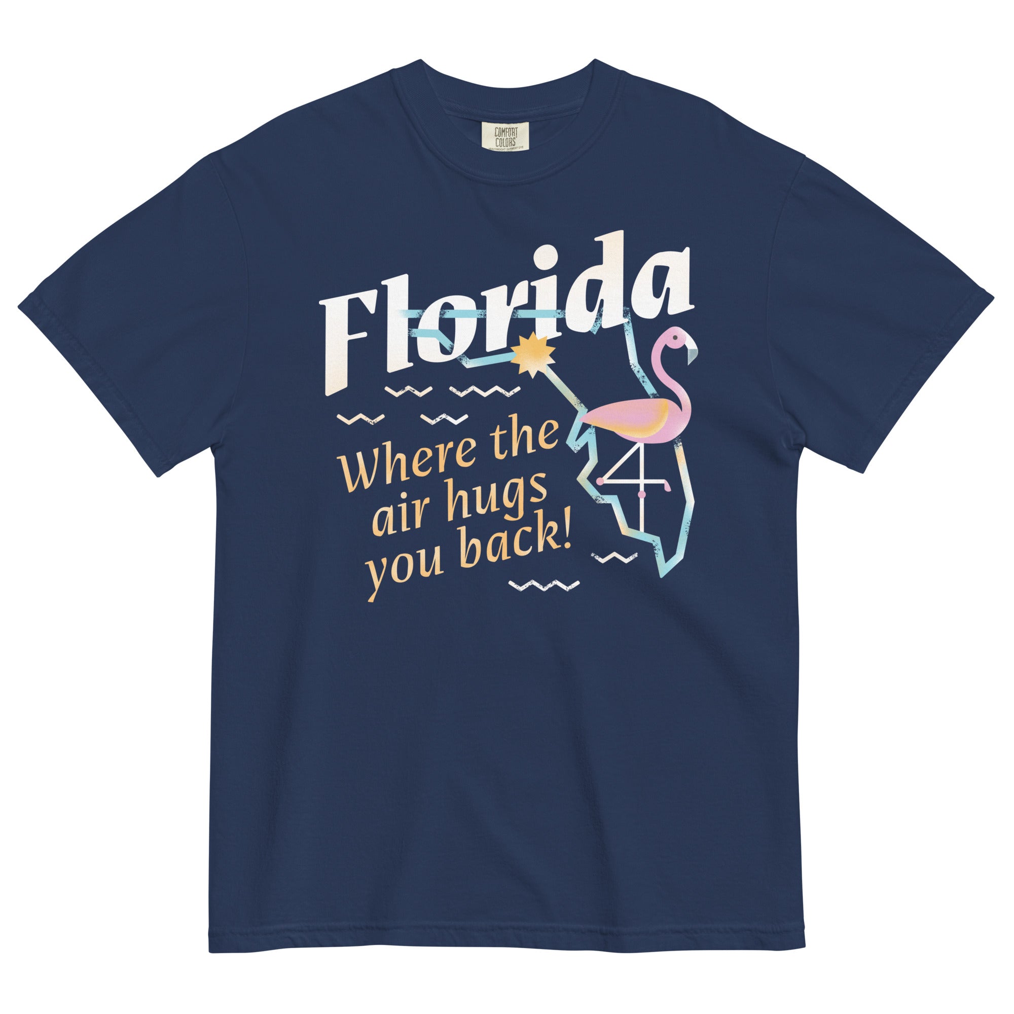 Florida Where The Air Hugs You Back Men's Relaxed Fit Tee