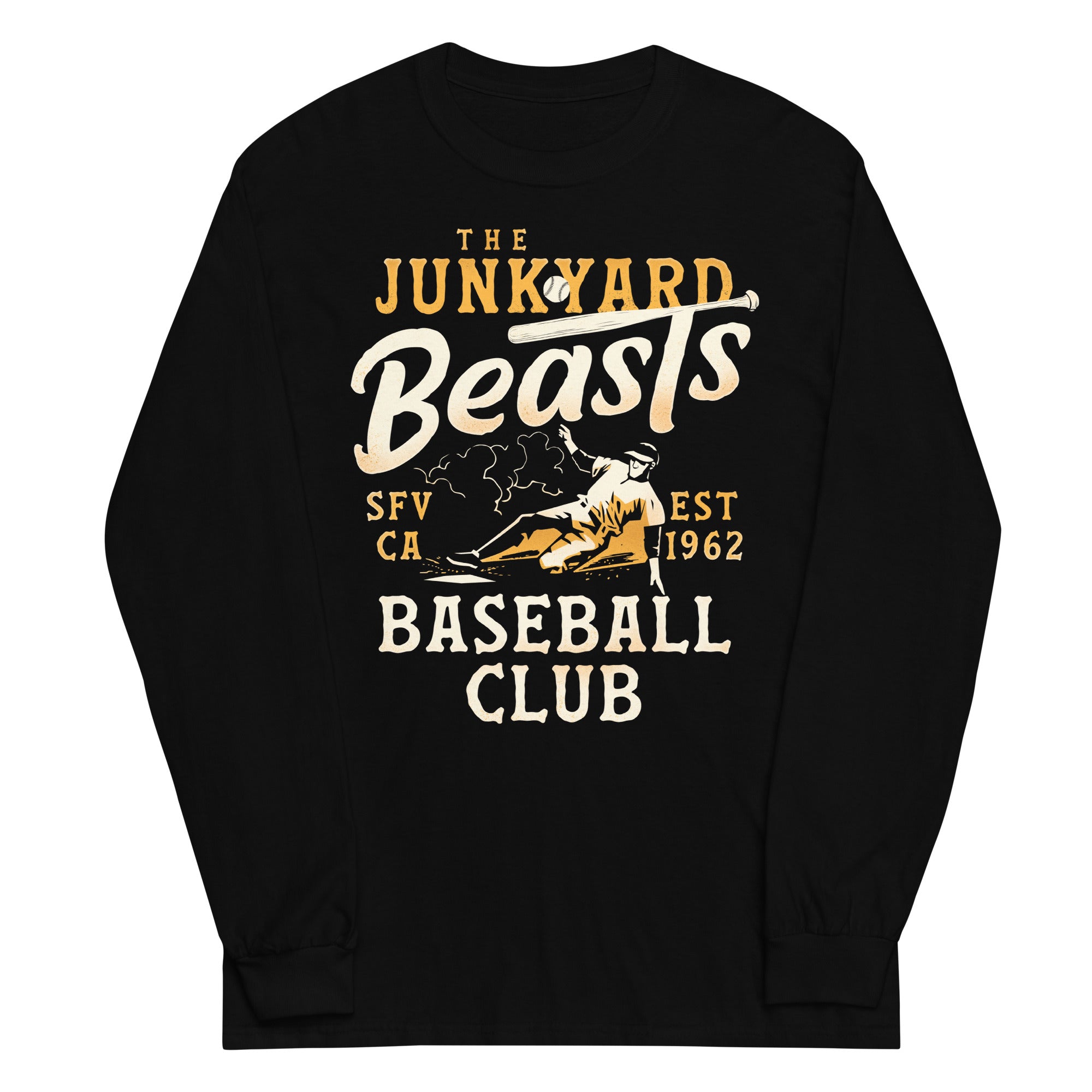 Junkyard Beasts Baseball Club Unisex Long Sleeve Tee