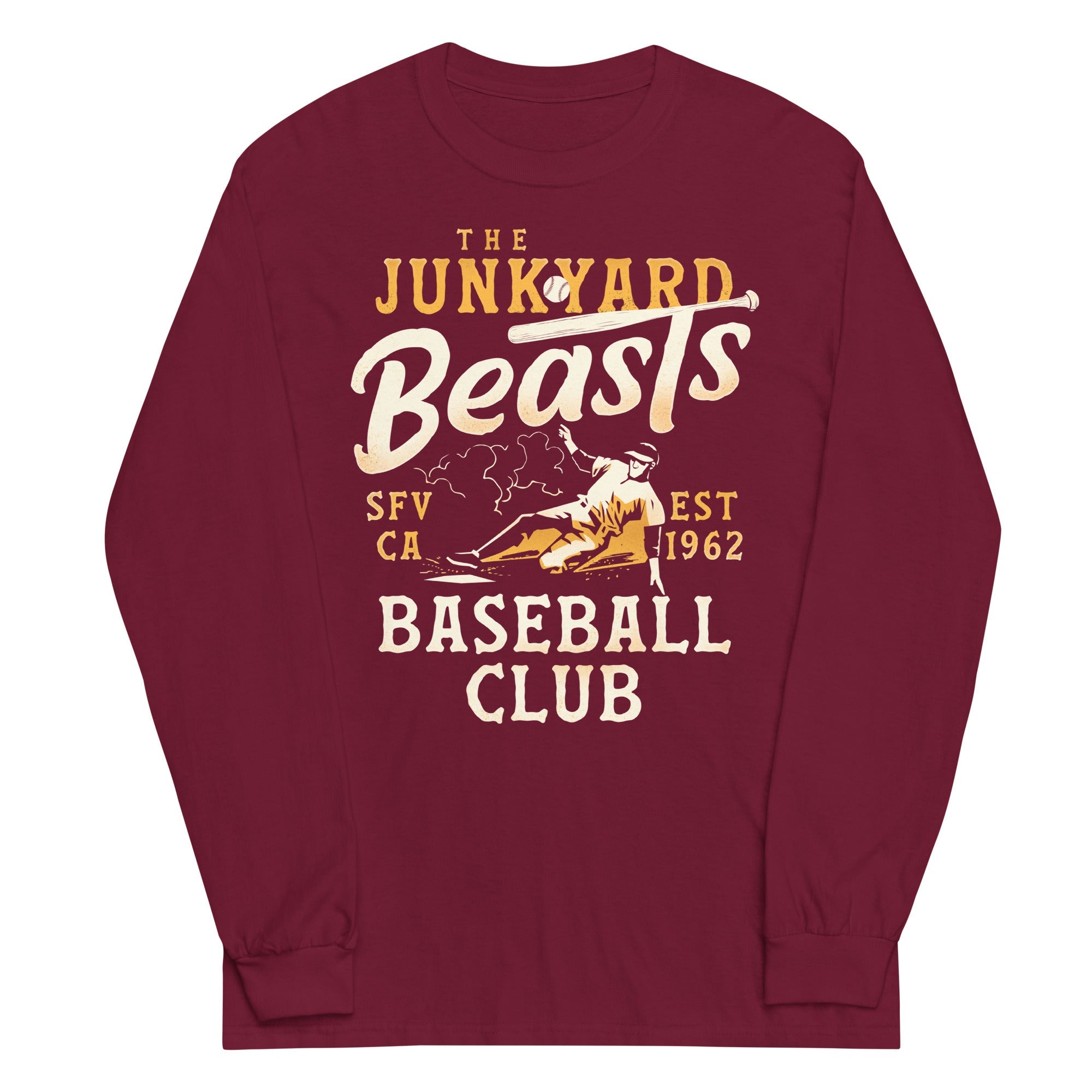 Junkyard Beasts Baseball Club Unisex Long Sleeve Tee