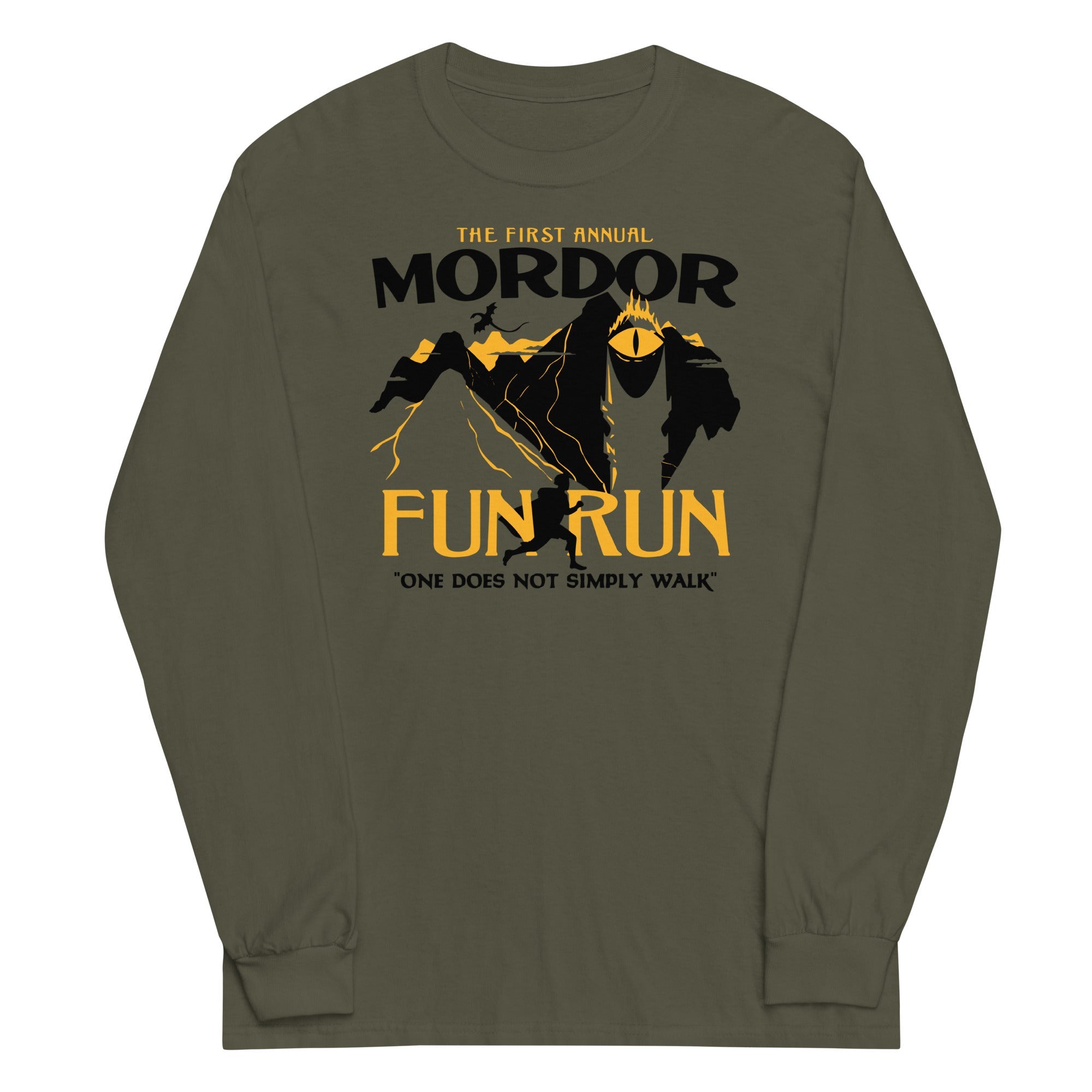 Mordor Fun Run Unisex Long Sleeve Tee