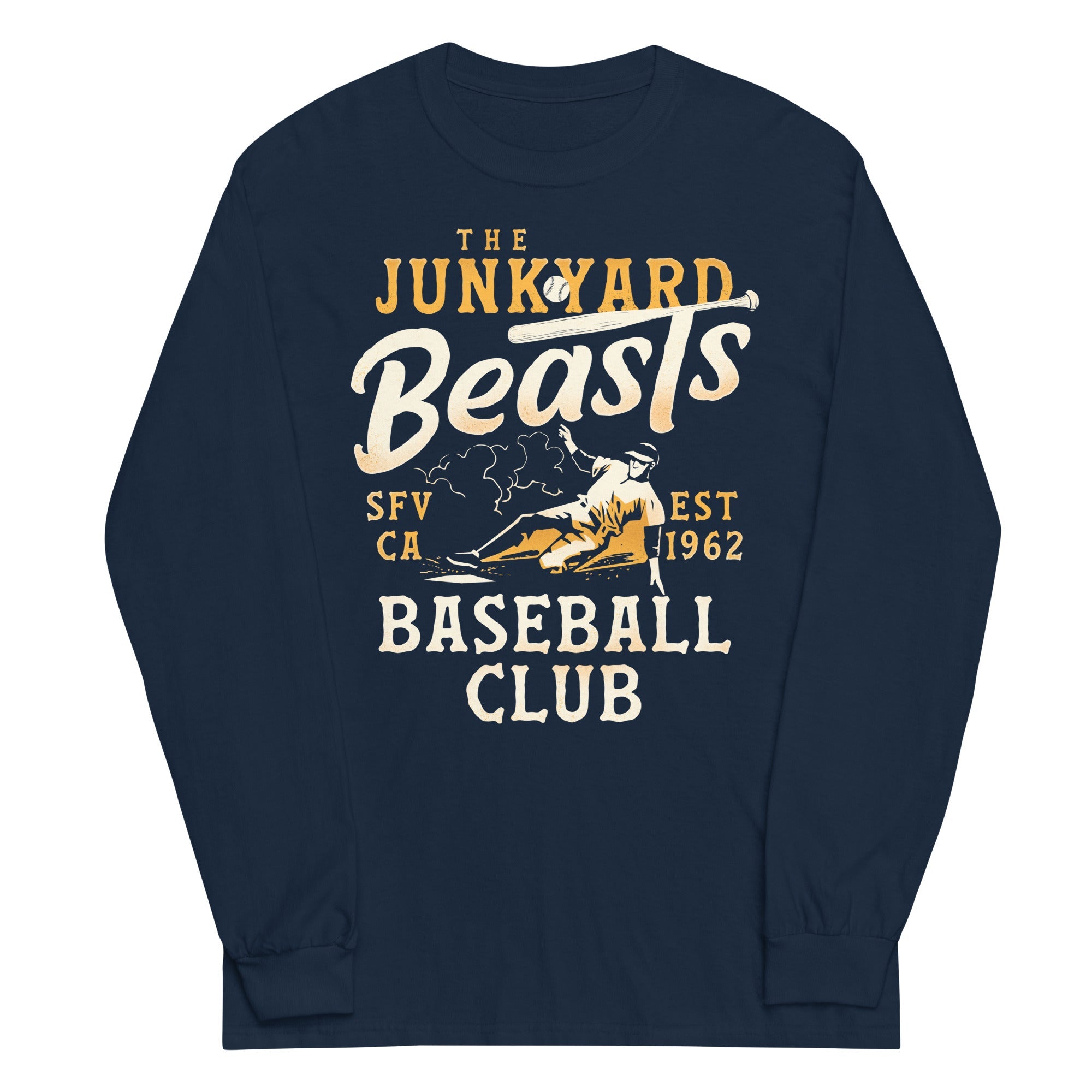 Junkyard Beasts Baseball Club Unisex Long Sleeve Tee