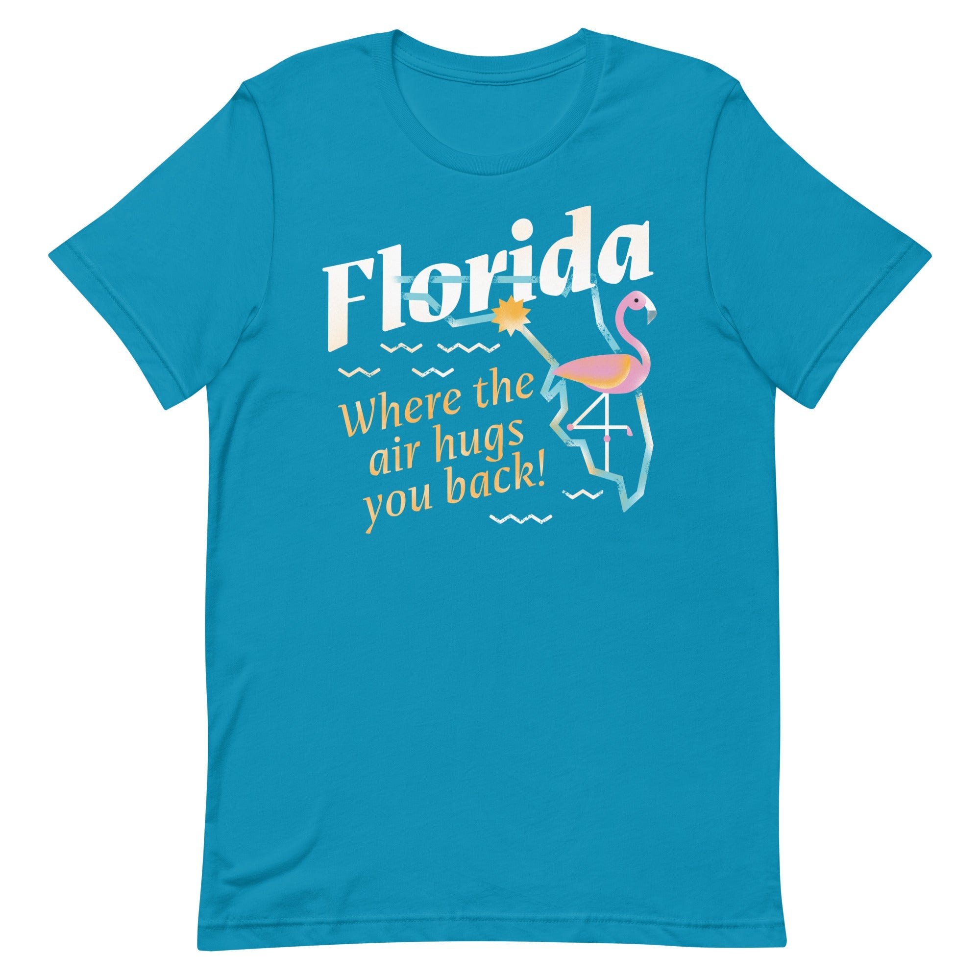 Florida Where The Air Hugs You Back Men's Signature Tee