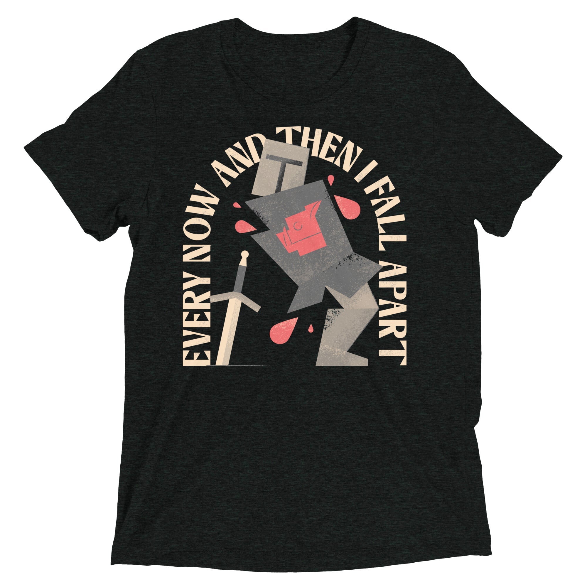 Every Now And Then I Fall Apart Knight Men's Tri-Blend Tee