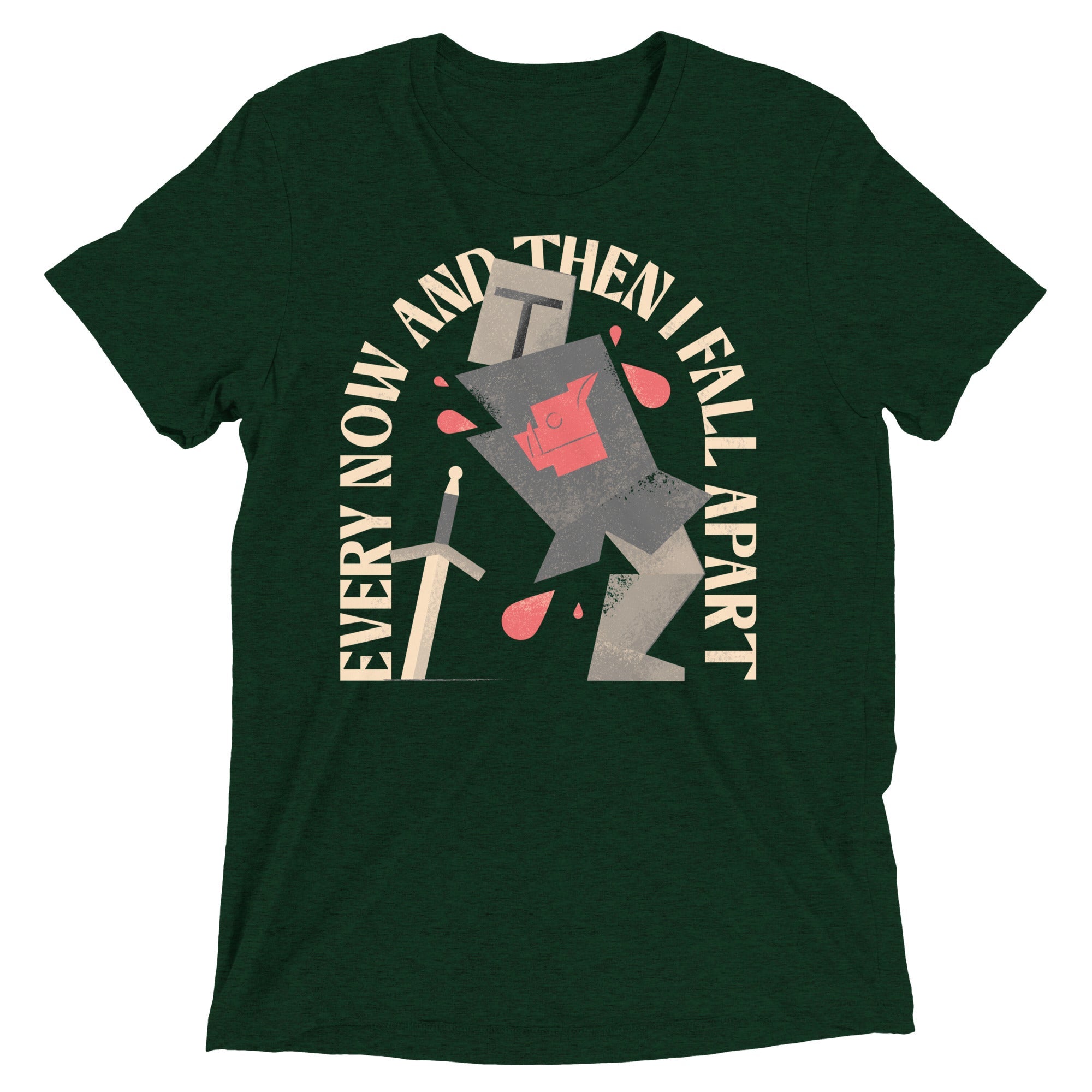 Every Now And Then I Fall Apart Knight Men's Tri-Blend Tee