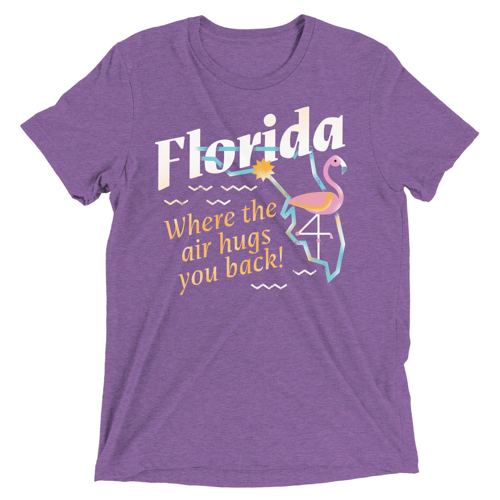 Florida Where The Air Hugs You Back Men's Tri-Blend Tee