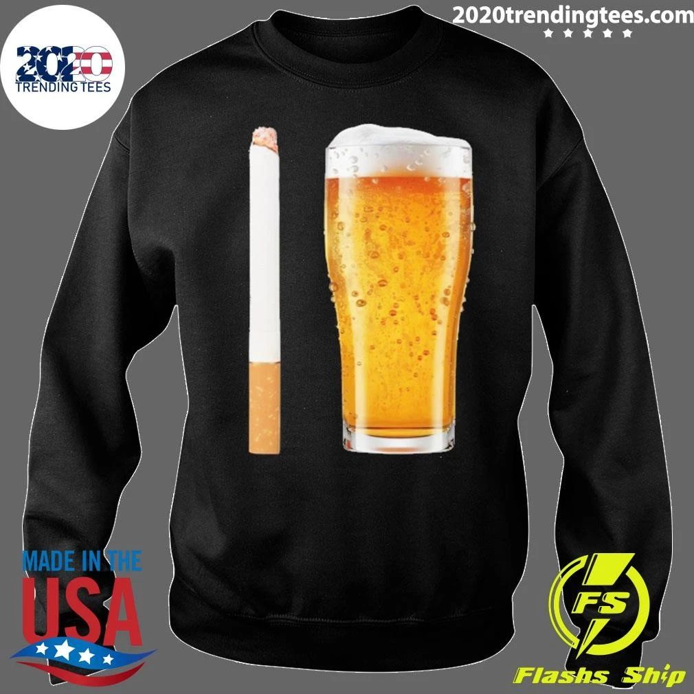 Cigarette and Beer for Breakfast Tee Shirt