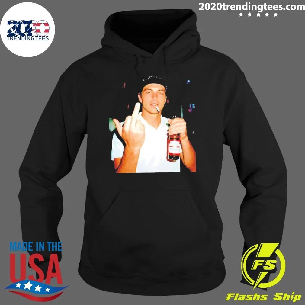 Taylor Fritz Budweiser Cigarette Middle Finger Shirt