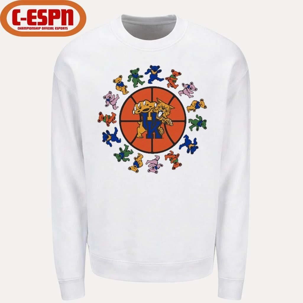 Kentucky x Grateful Dead Basketball Circle Bears Shirt