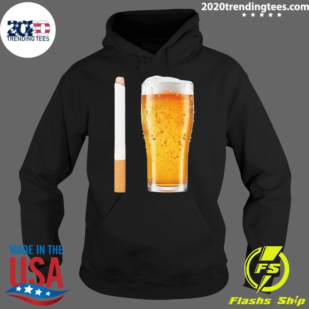 Cigarette and Beer for Breakfast Tee Shirt