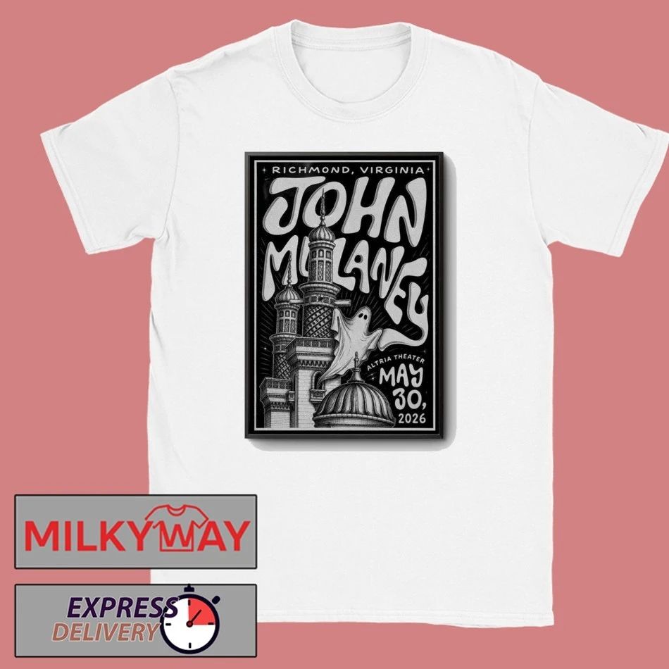 LIMITED John Mulaney May 30 2026 Poster Richmond, Virginia SHOW shirt