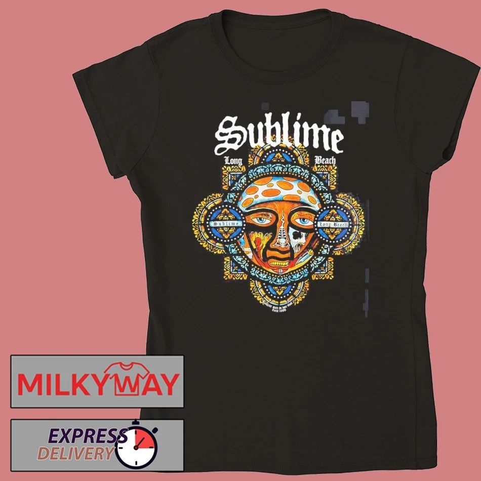 Sublime 2026 World Tour And Festival Merch With City List Two Sided T-Shirt