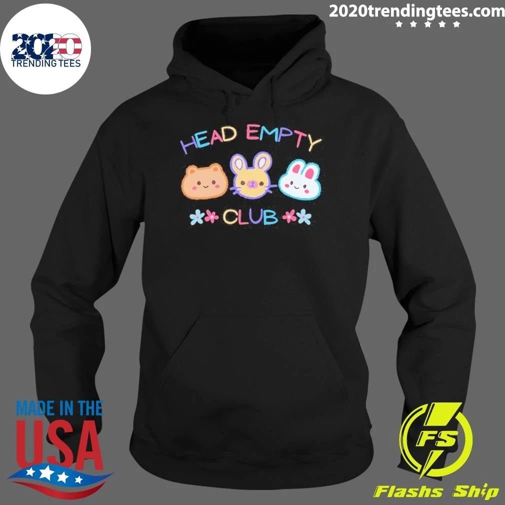 Kidcore Cat Head Empty Club Shirt