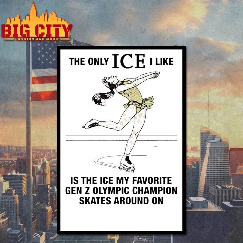 The Only ICE I Like Is The Ice My Favorite Gen Z Olympic Champion Skates Around On Alysa Liu T-shirt