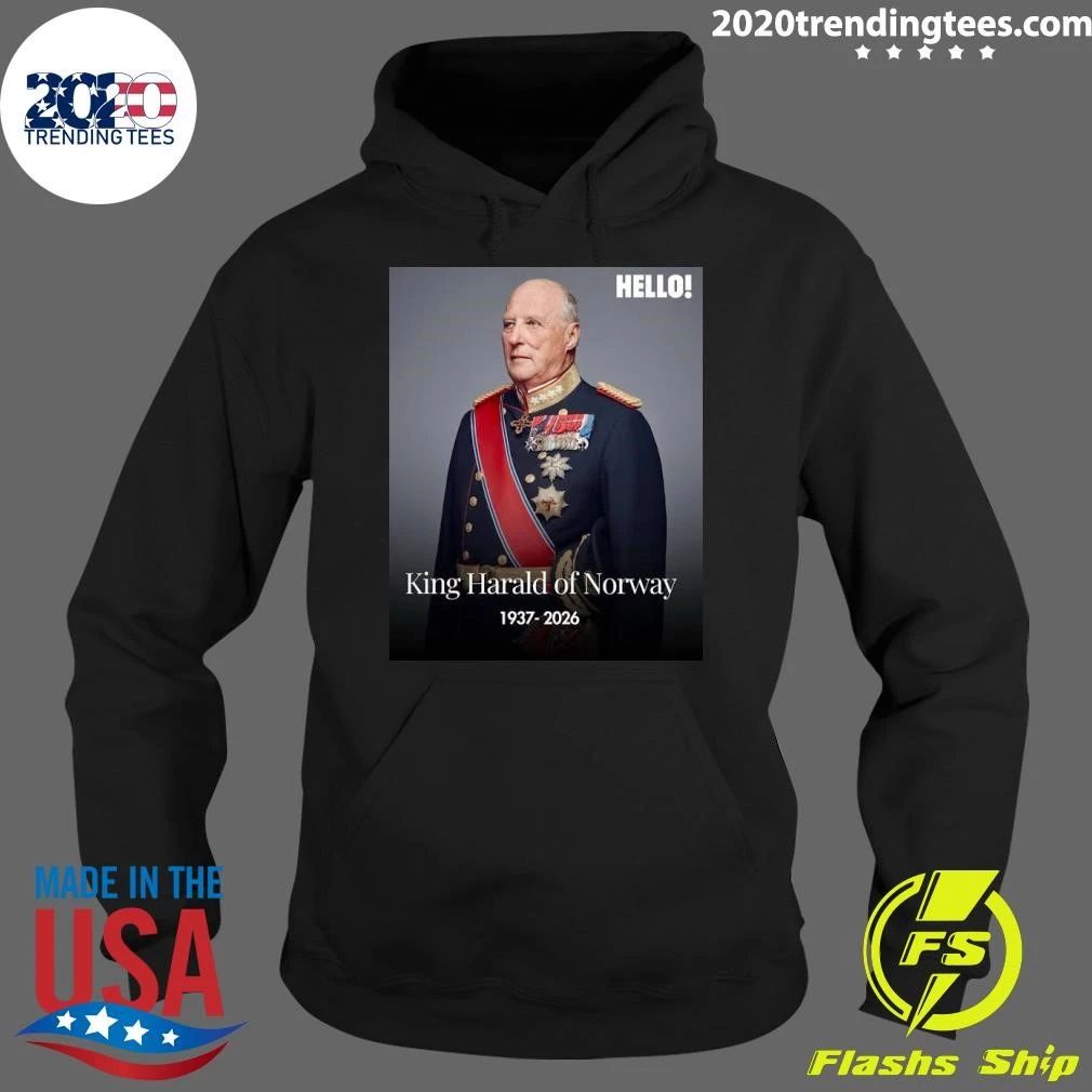Rip King Harald Of Norway 1937-2026 Shirt