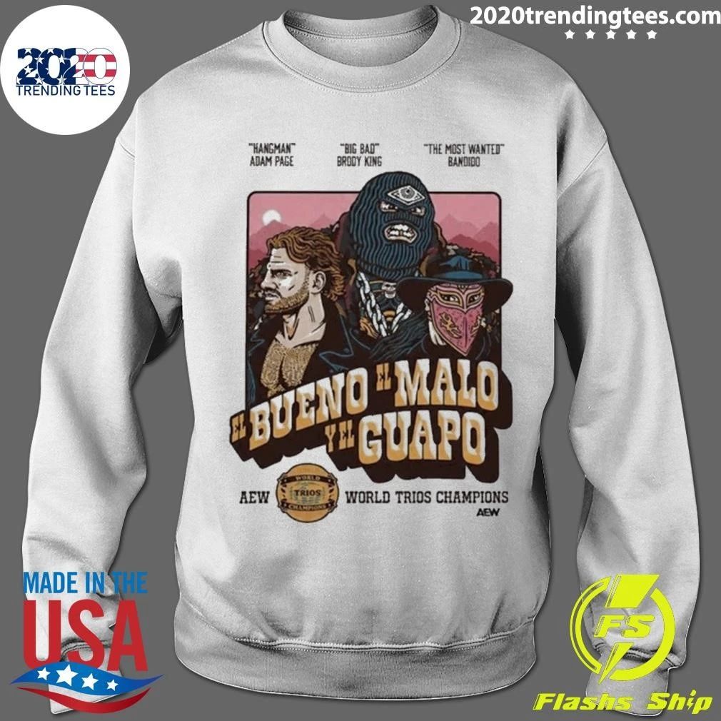 El Bueno El Malo Y El Guapo World Trios Champions AEW Shirt