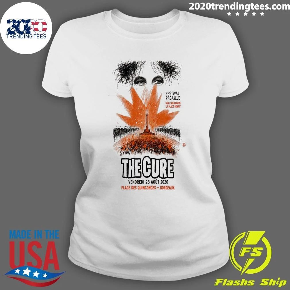 The Cure Place Des Quinconces, Bordeaux France August 28 2026 Shirt