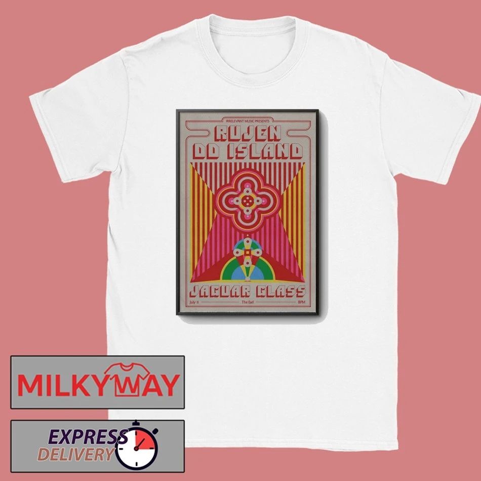 Rujen, DD Island And Jaguar Glass 7 11 2026 Atlanta GA Poster shirt