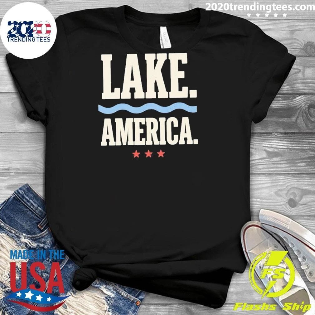 Lake America Summer Vacation Patriotic Shirt