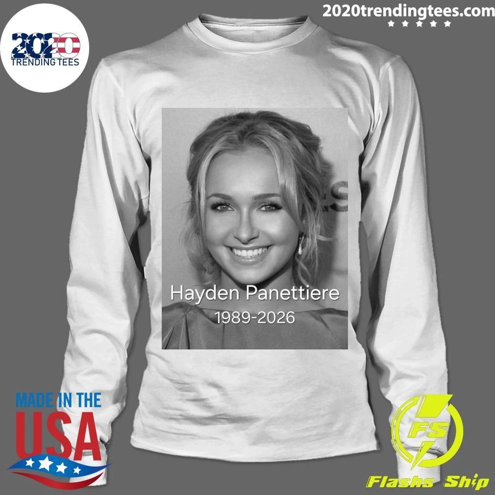 Rip Hayden Panettiere 1989-2026 Shirt