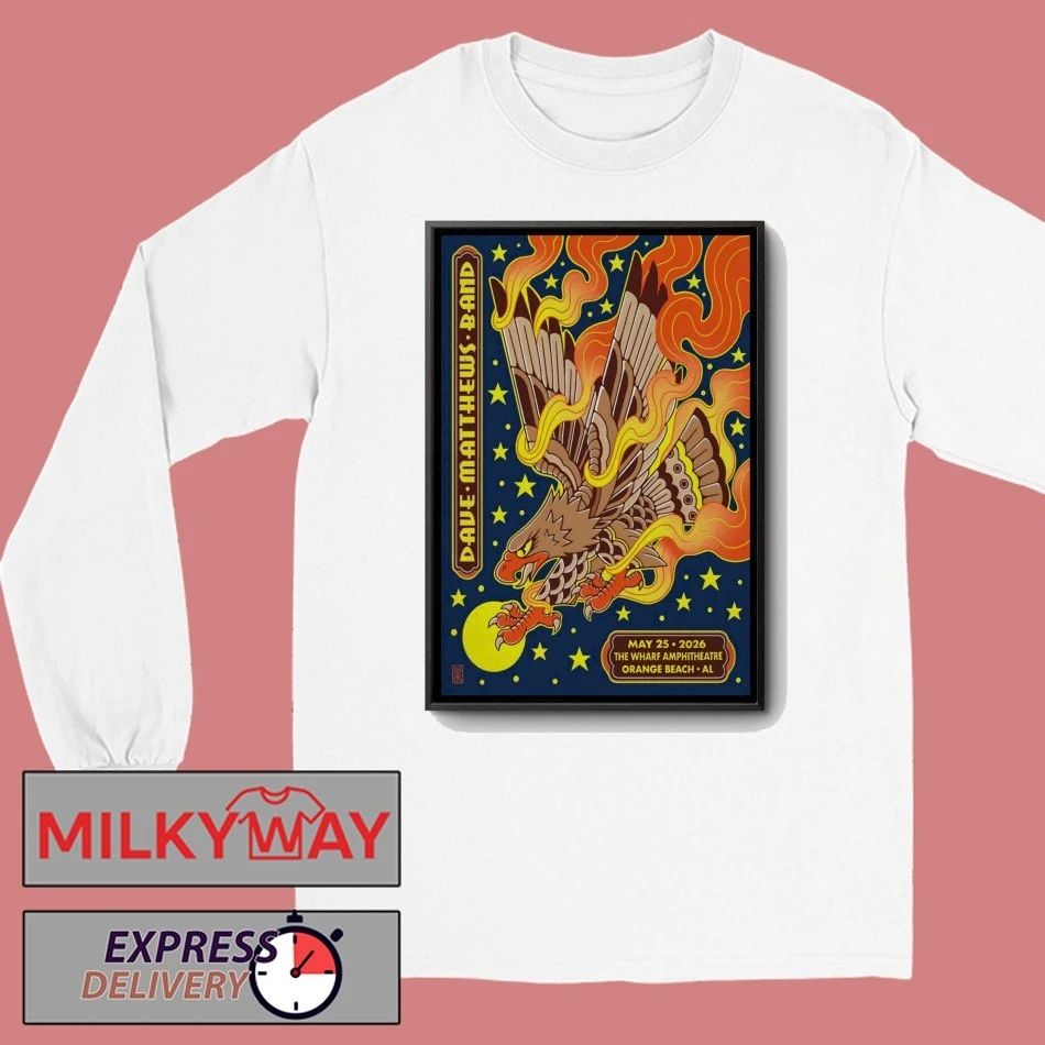 Dave Matthews Band Orange Beach AL 5 15 2026 Poster shirt