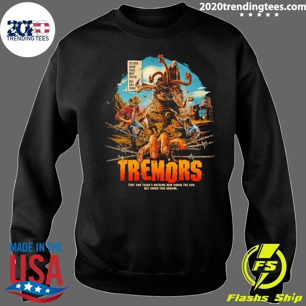 Tremors Monster Tiny And There’s Nothing New Under The Sun But Under This Ground Desert Horror Western Art Tee Shirt