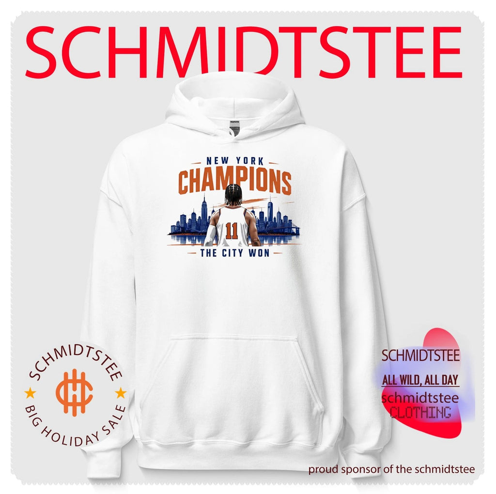 New York Knicks Jalen Brunson looking at New York – the city won shirt