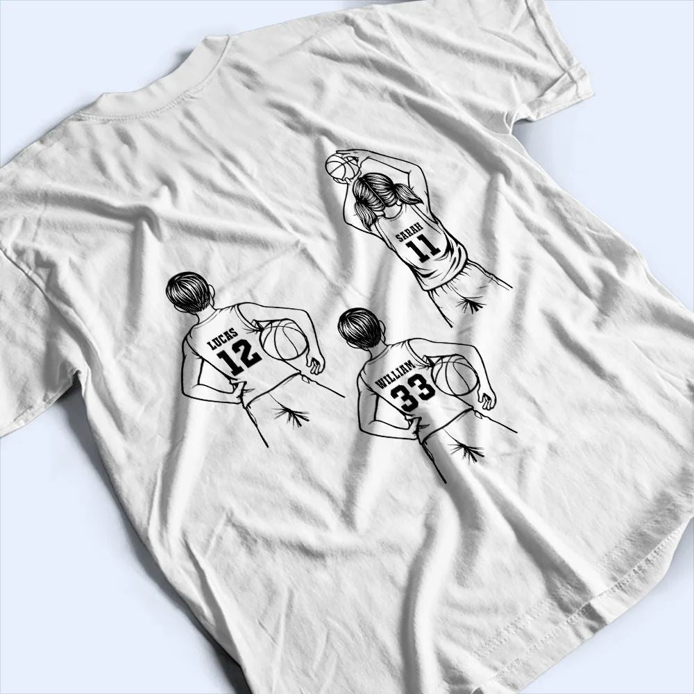 Basketball Mom - Personalized T Shirt