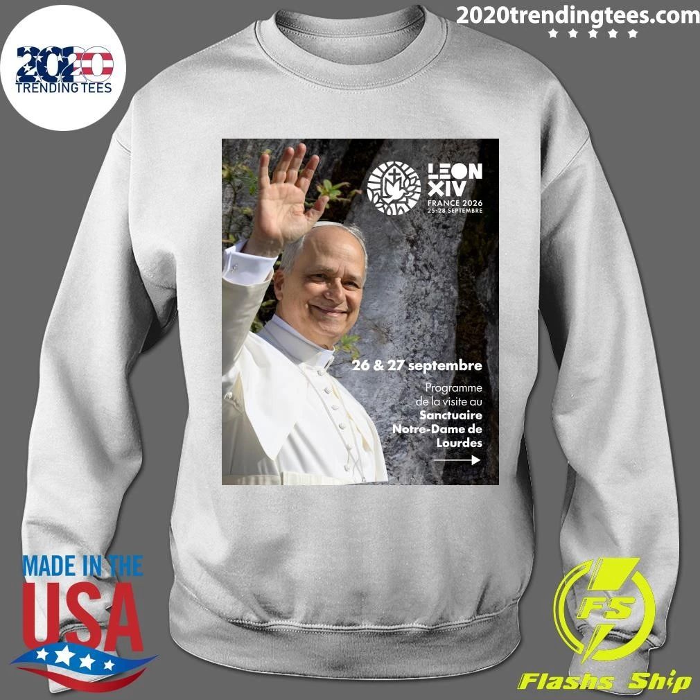 Pope Leo XIV France Septembre 25-28 2026 Shirt