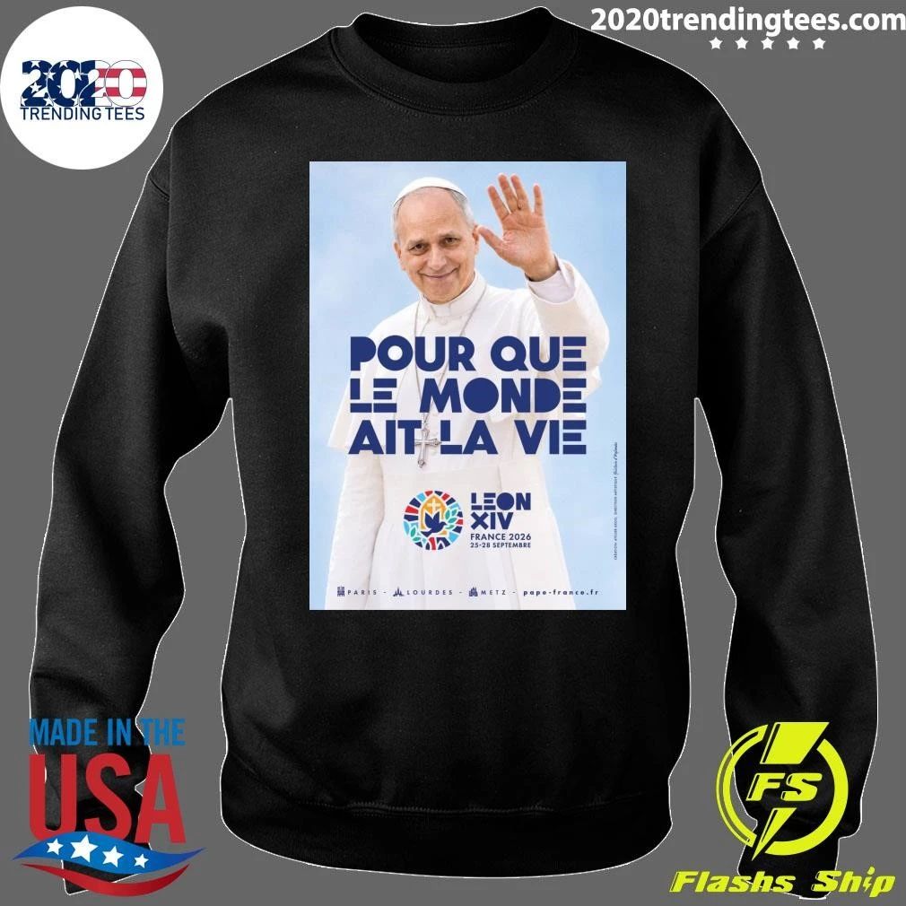 Pope Leo XIV’s apostolic journey to France from September 25 to 28, 2026 Shirt