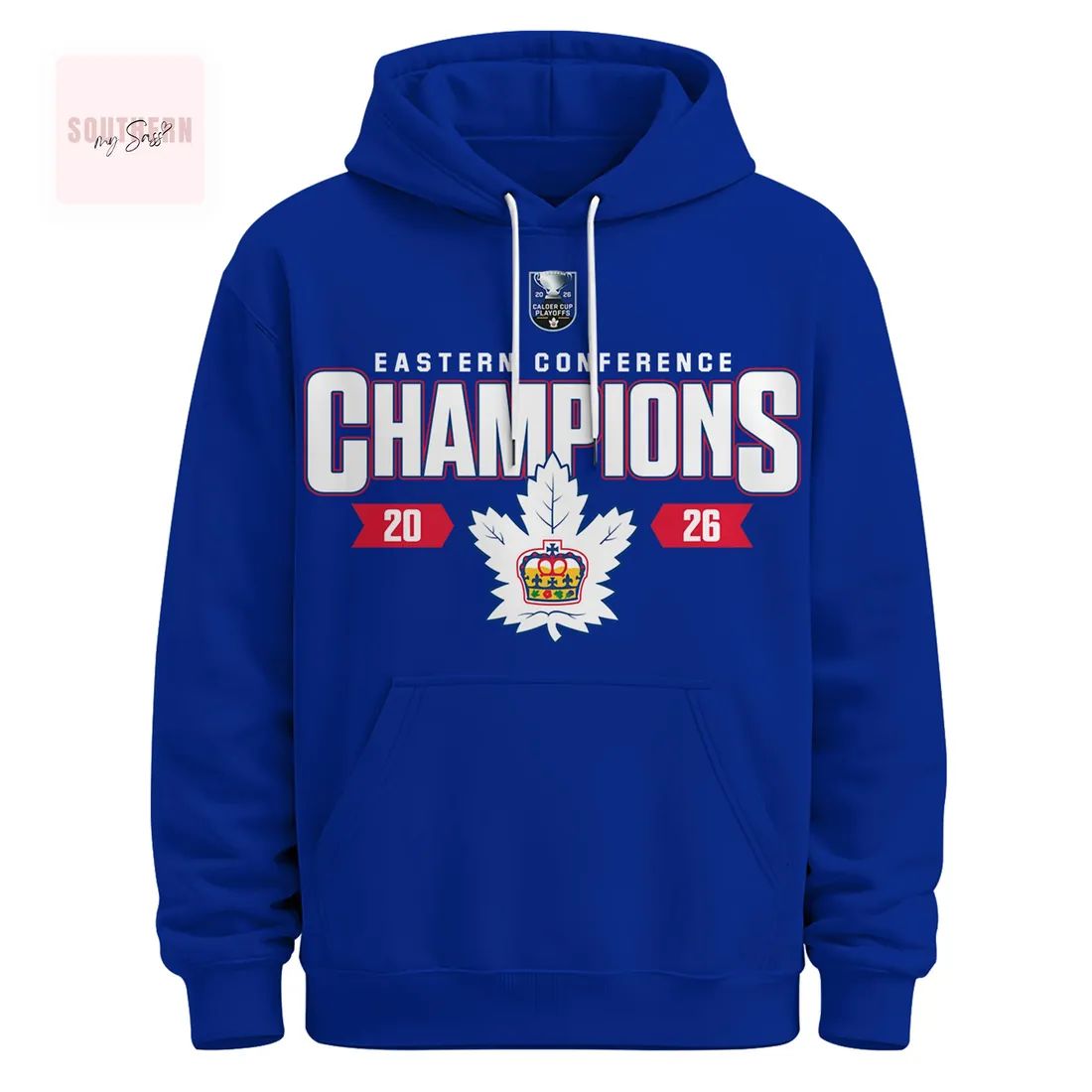 Toronto Marlies 2026 Eastern Conference Champions Commemorative Royal Blue Pullover Hoodie
