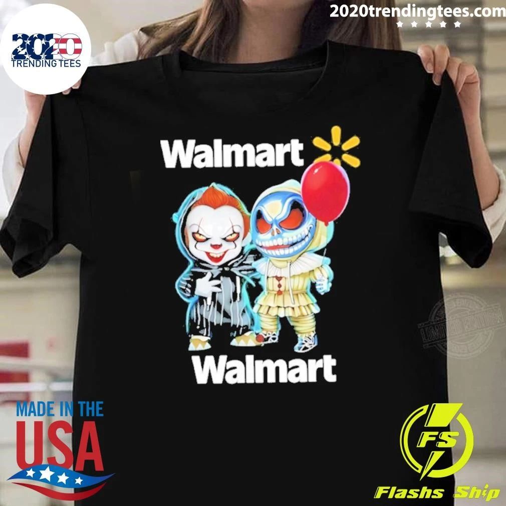 Walmart Pennywise and Jack Skellington Halloween 2026 Shirt
