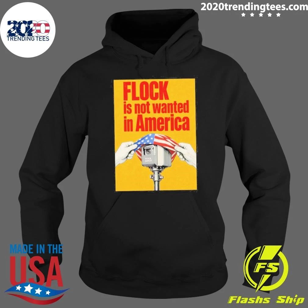 Flock Is Not Wanted in America Surveillance Tee Shirt