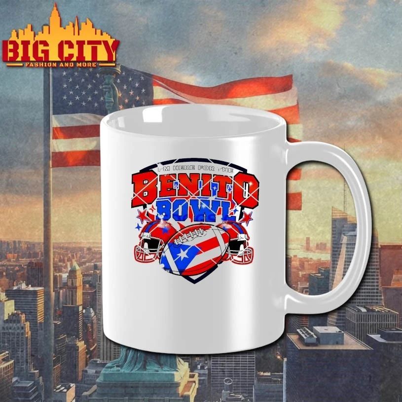 I’m Here For Benito Bowl Football Fan Puerto Rico Flag t-shirt