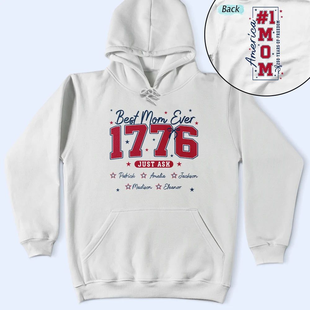 Stars & Stripes #1 Mom - Personalized T Shirt