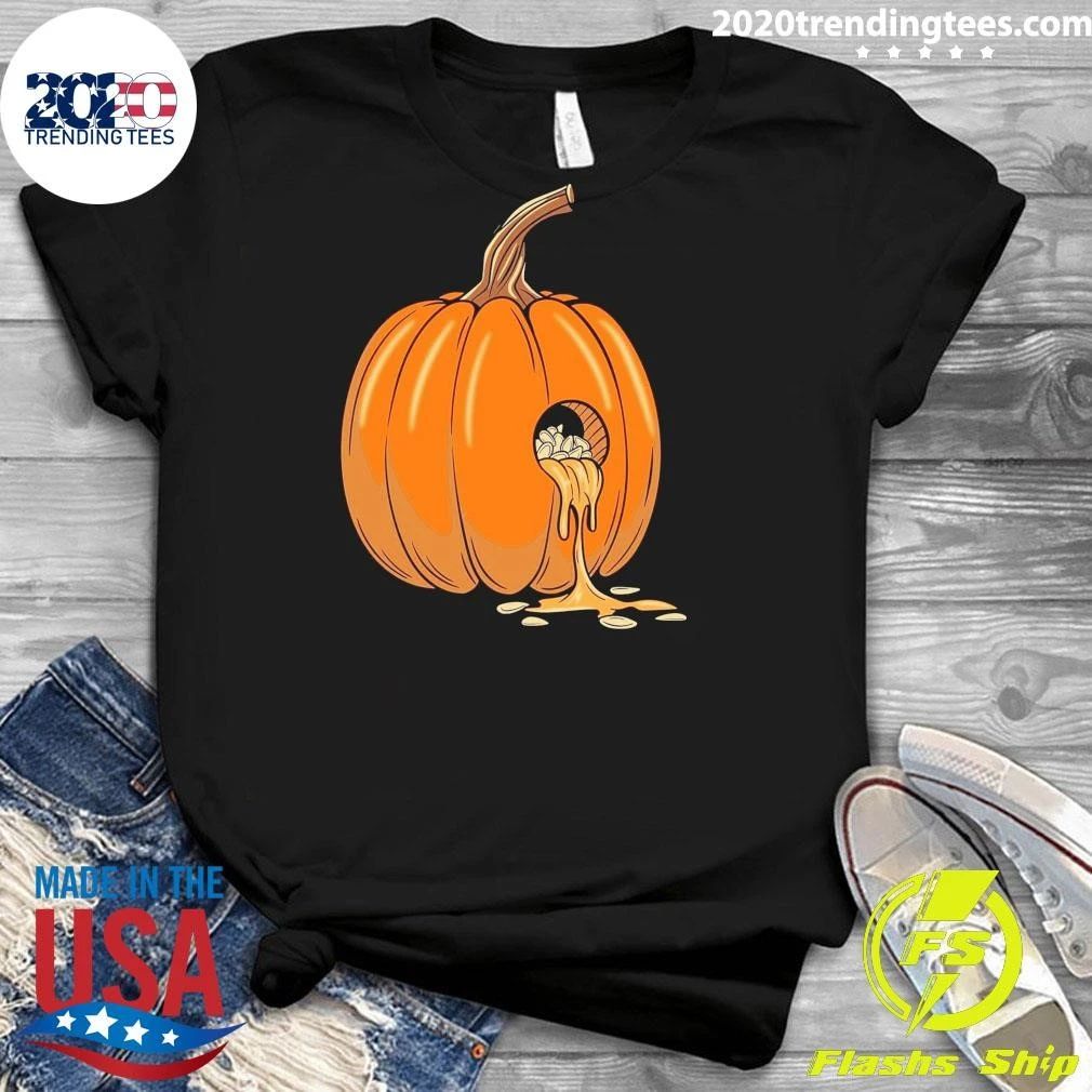 Gourdy Hole Halloween Tee Shirt