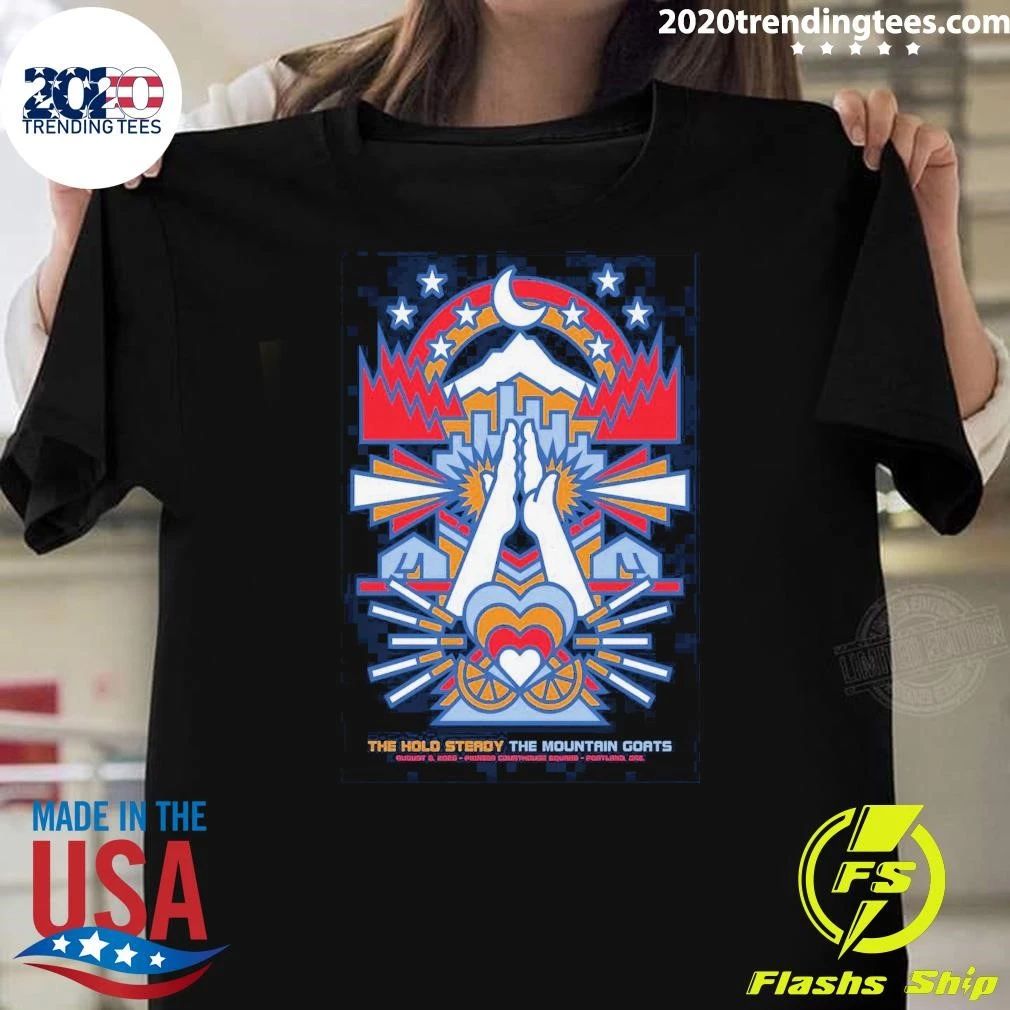 The Hold Steady The Mountain Goats August 8, 2026 Pioneer Courthouse Square Portland Shirt