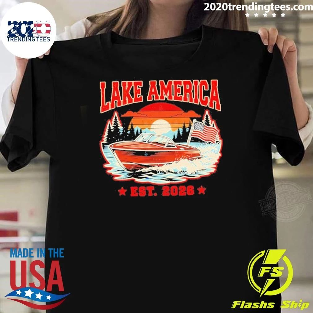 Lake America Est 2026 Trump Patriotic Shirt